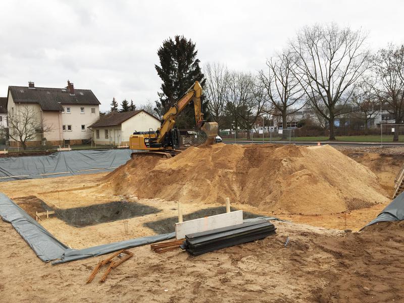 Tiefbauarbeiten in Sprendlingen