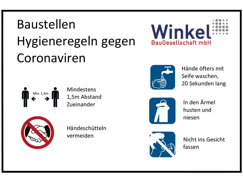 Corona Zeiten auf der Baustelle